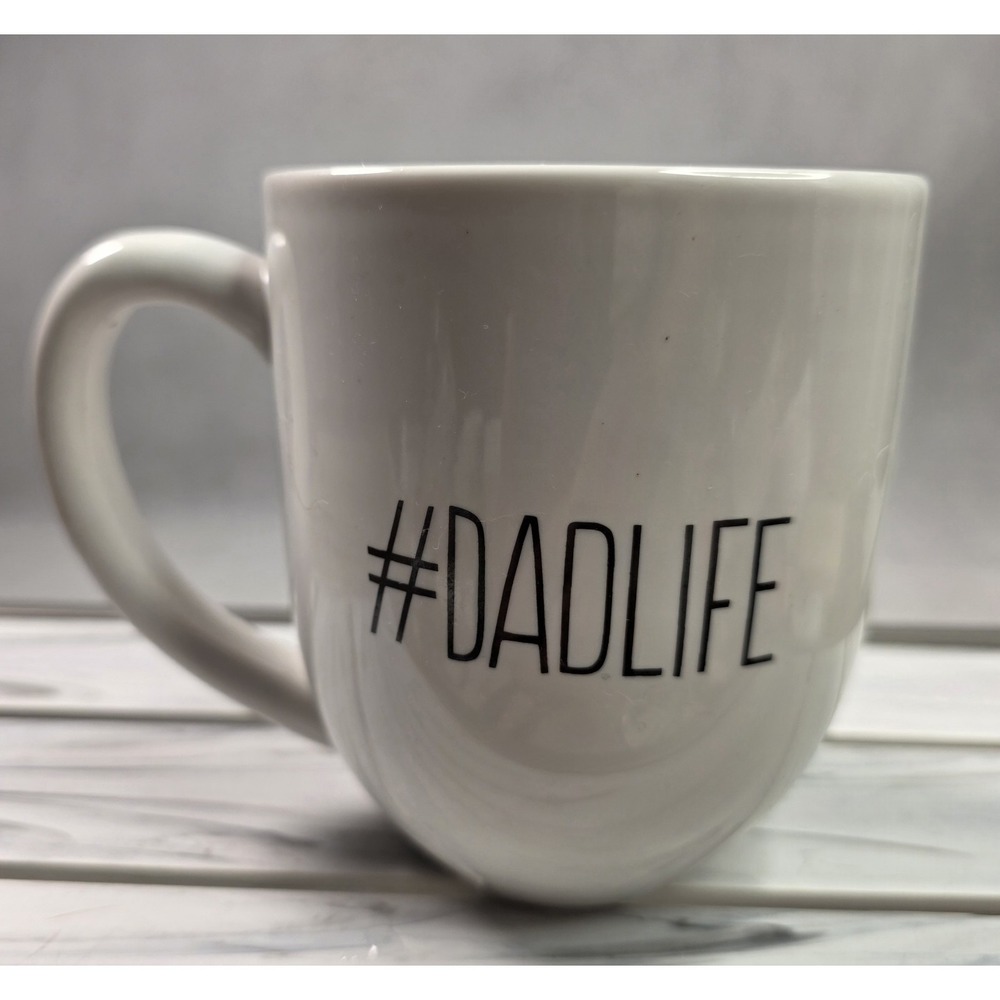 Dad Life Empty Full Gas Gauge Ceramic Coffee Mug Cup Father's Day Gift Pearhead